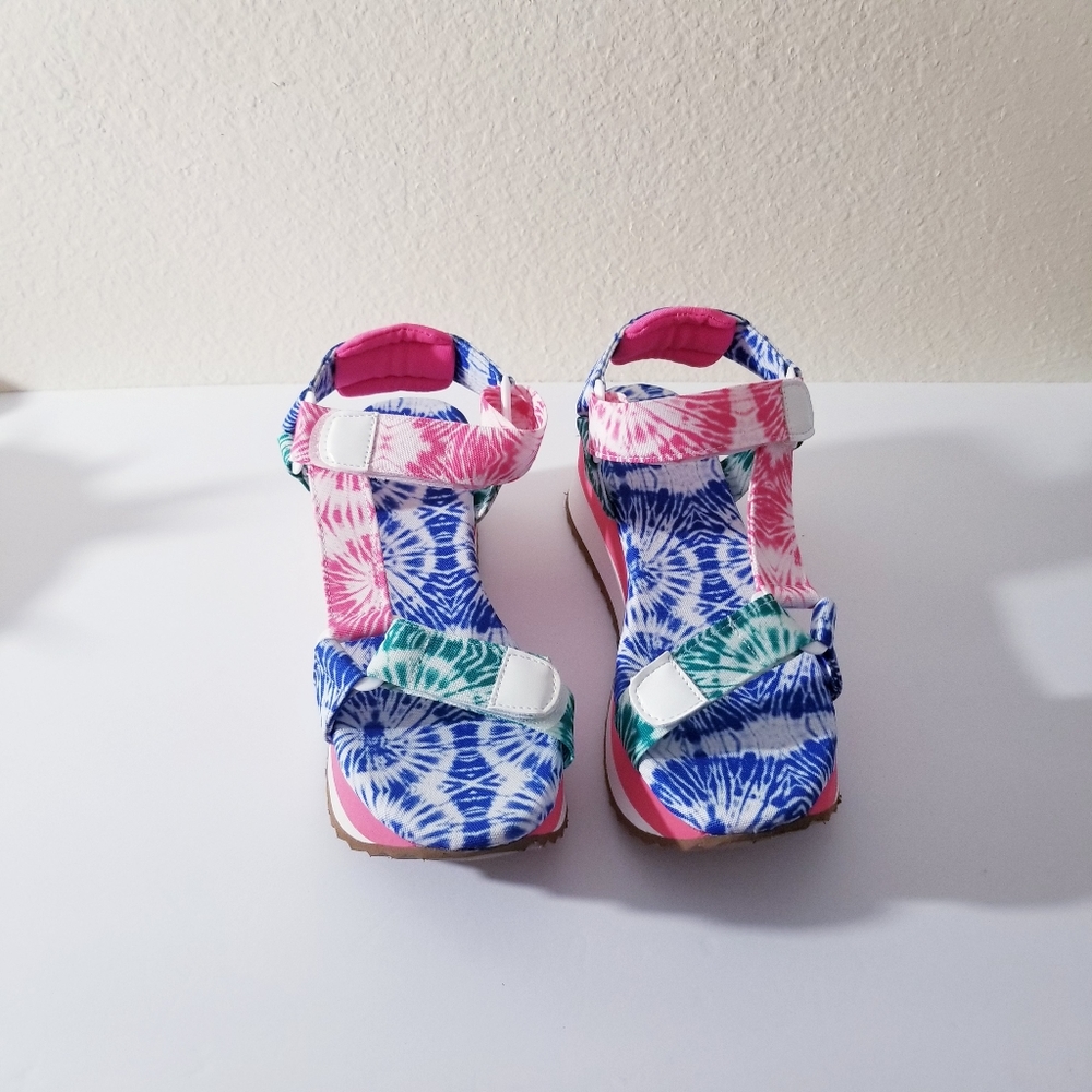Dirty Laundry  tie dye wedge sandal - Picture 9 of 9